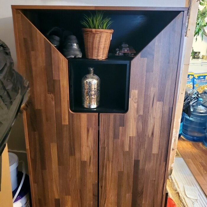 18 Pair Shoe Storage Cabinet