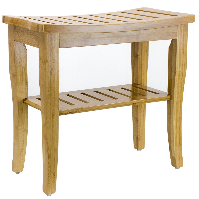 19'' W Bamboo Shower Bench