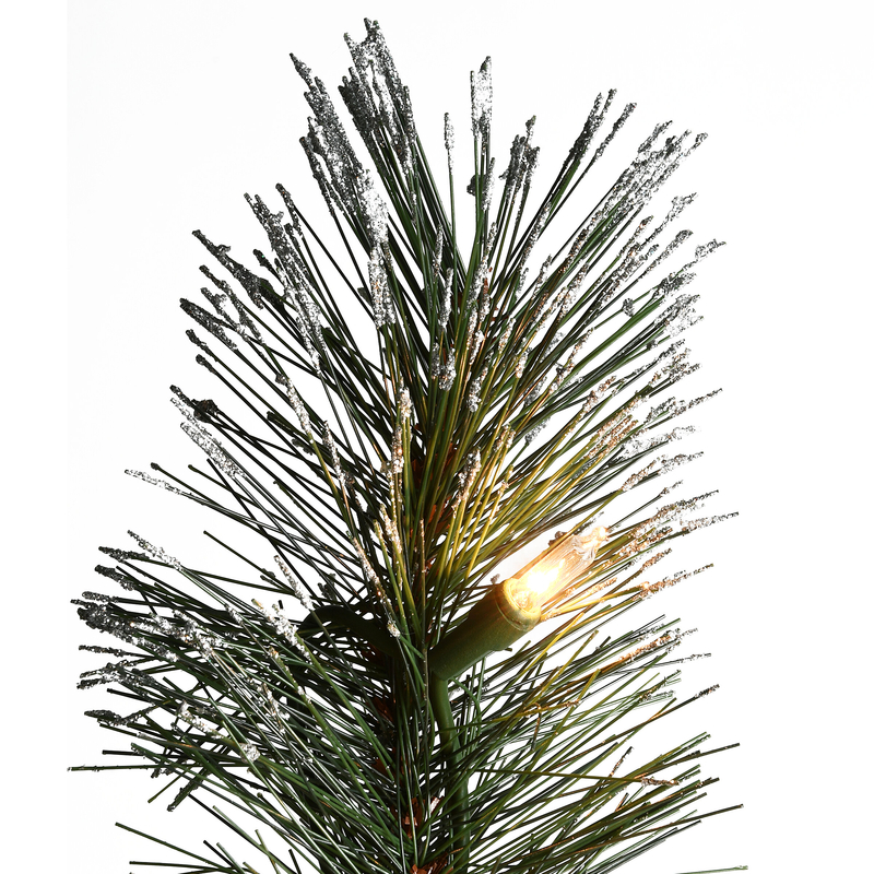 2.3' Green Pine Artificial Christmas Tree with 200 Clear/White Lights