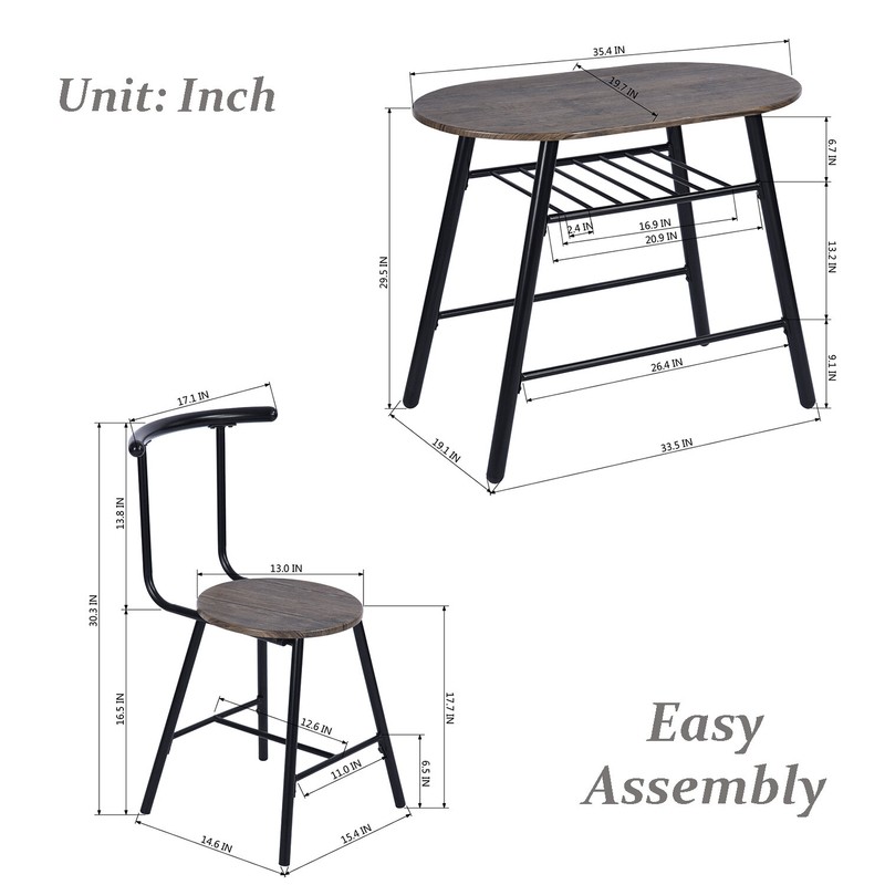 2 - Person Dining Set