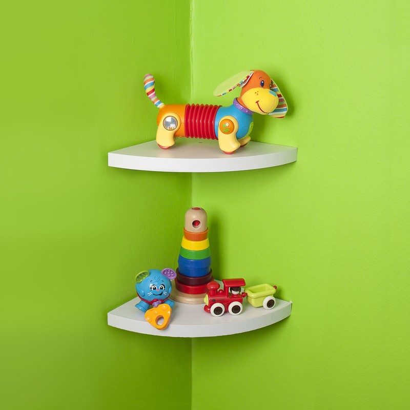 2 Piece Corner Shelf