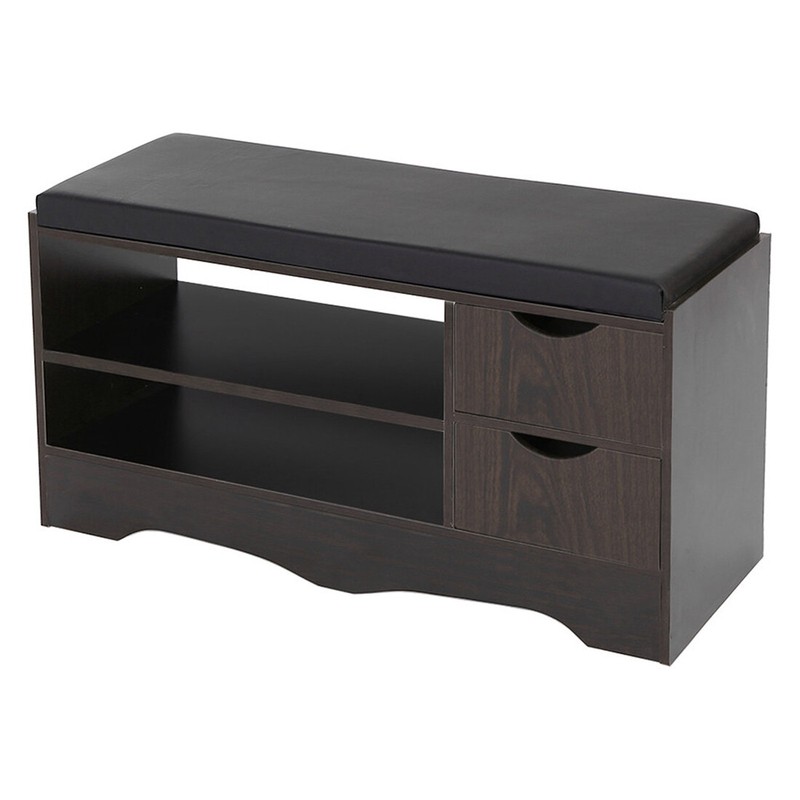 2-Tier Shoe Rack Storage Bench
