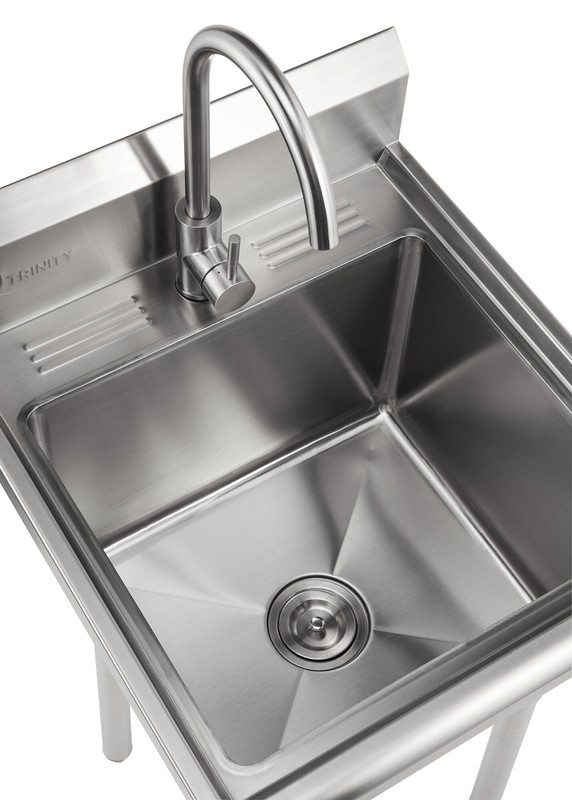 21.5" L x 24" W Free standing Laundry sink with Faucet