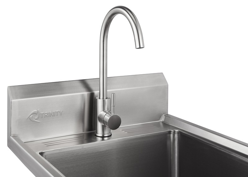 21.5" L x 24" W Free standing Laundry sink with Faucet