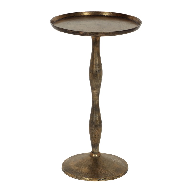 22.25'' Tall Pedestal End Table