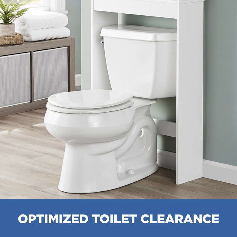 23'' W x 64.25'' H x 7.38'' D Over-The-Toilet Storage