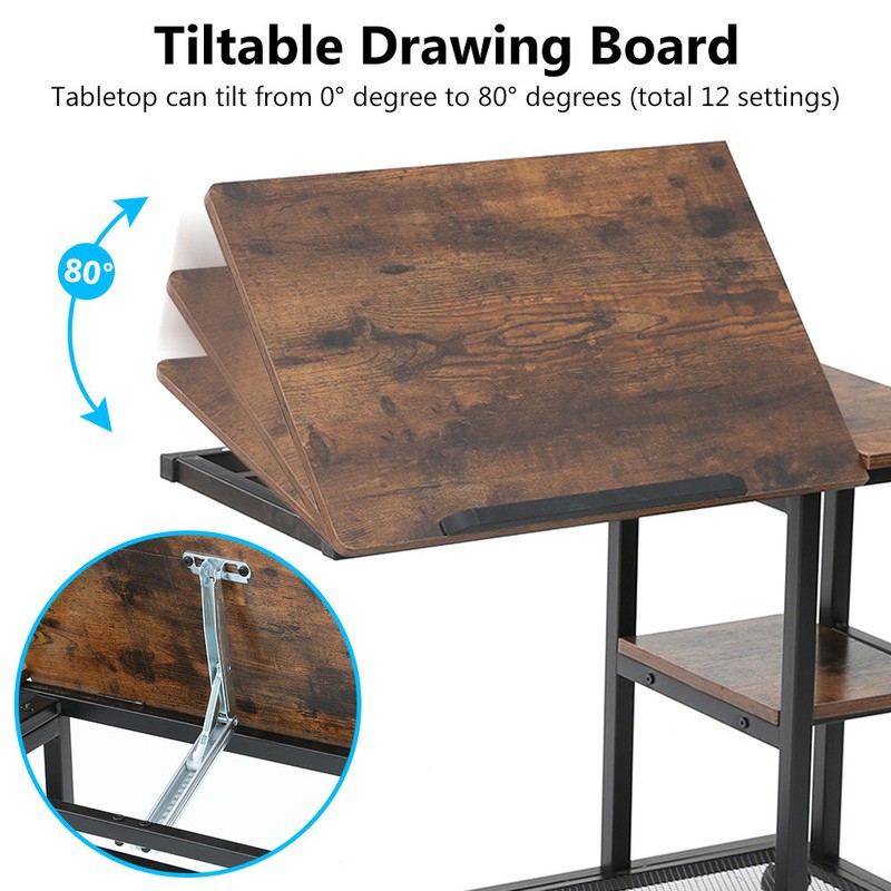 24.41'' Tall C Table End Table