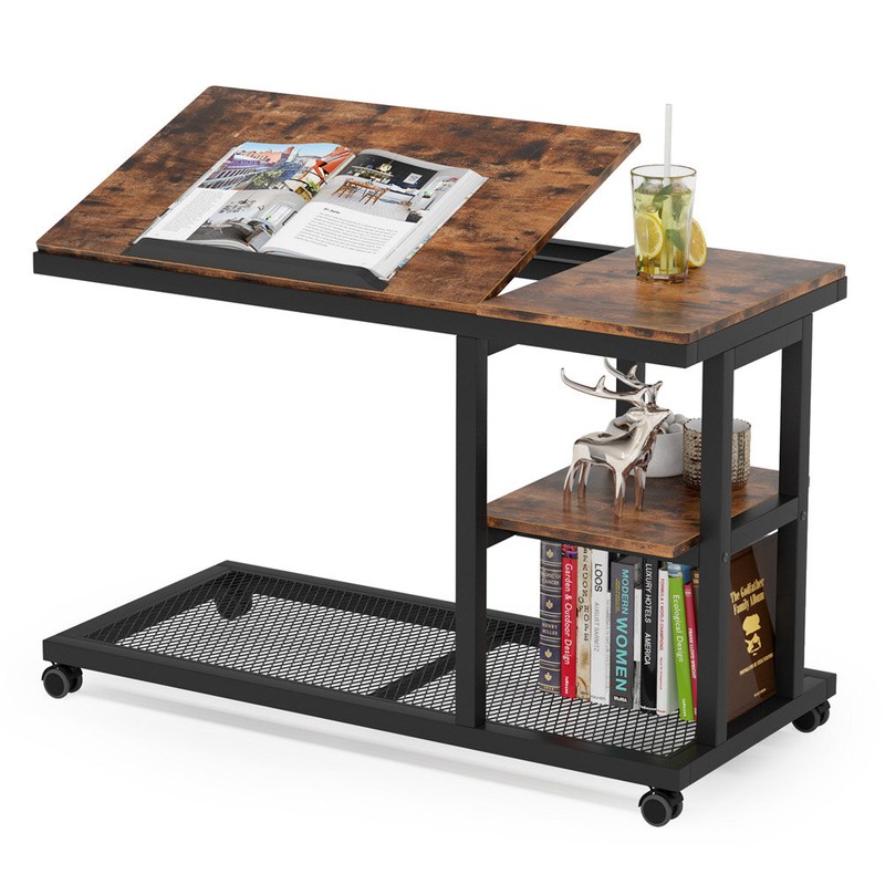 24.41'' Tall C Table End Table