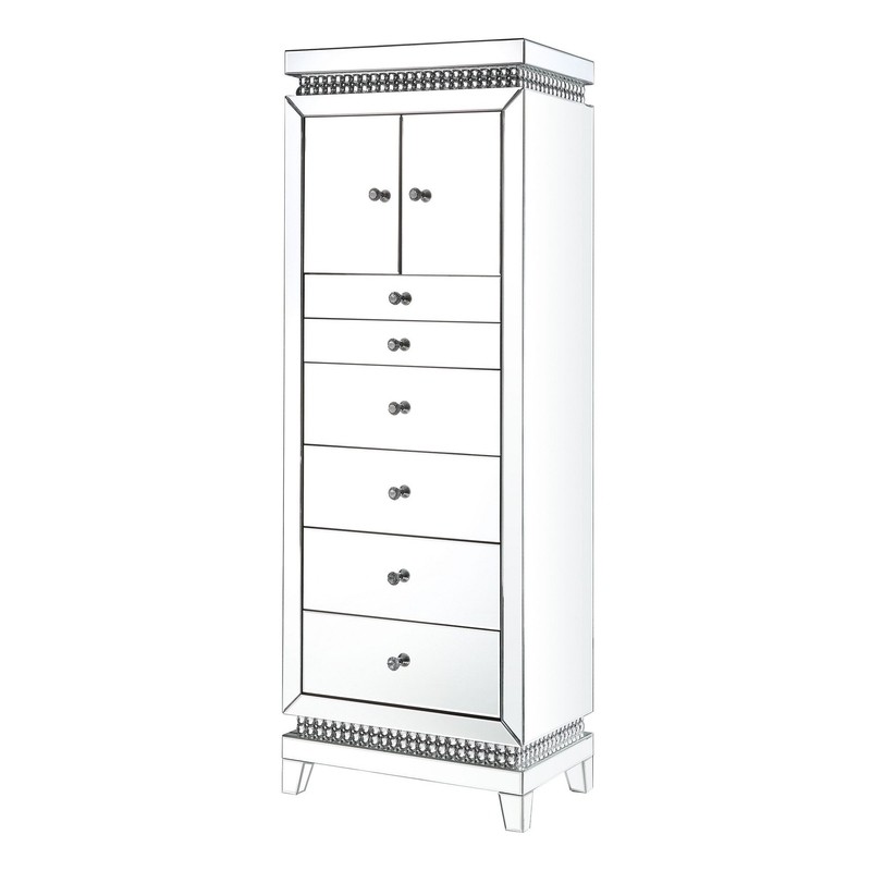 24'' Wide Solid Wood Jewelry Armoire