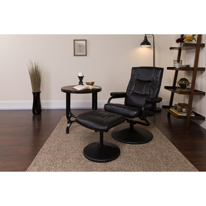 27.25'' Wide Manual Swivel Standard Recliner with Ottoman