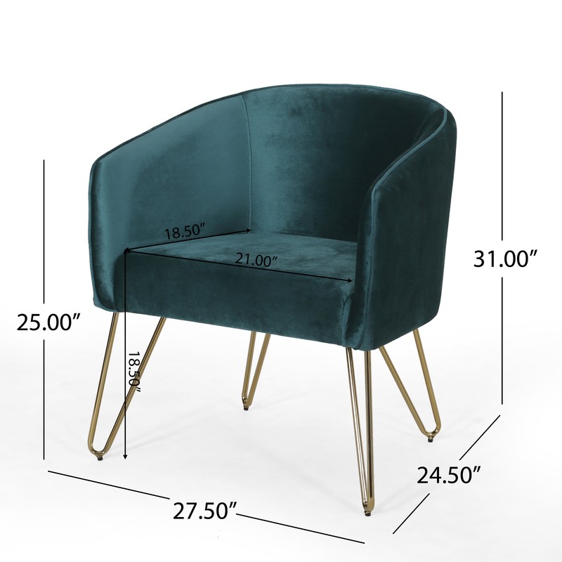 27.5'' Wide Velvet Armchair