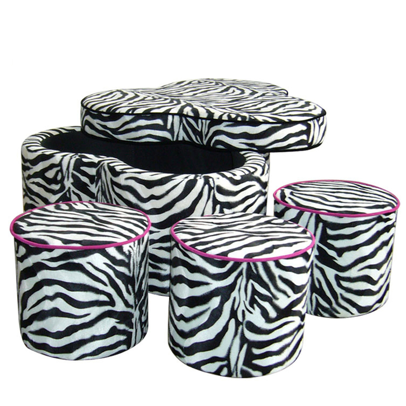 Animal Print Ottomans Ideas On Foter   29 5 Wide Animal Print Storage Ottoman With Storage 