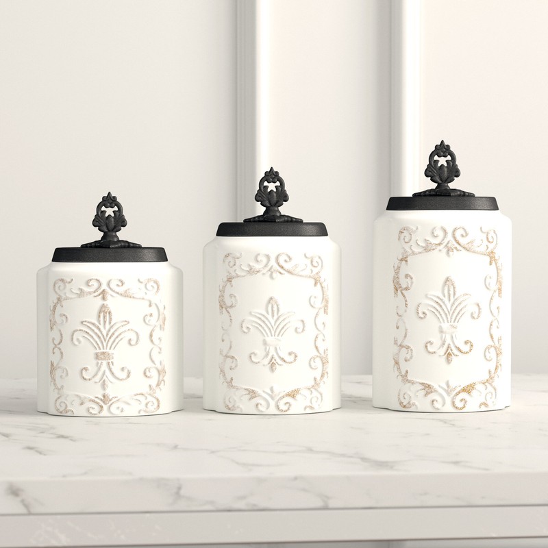 3 Piece Kitchen Canister Set