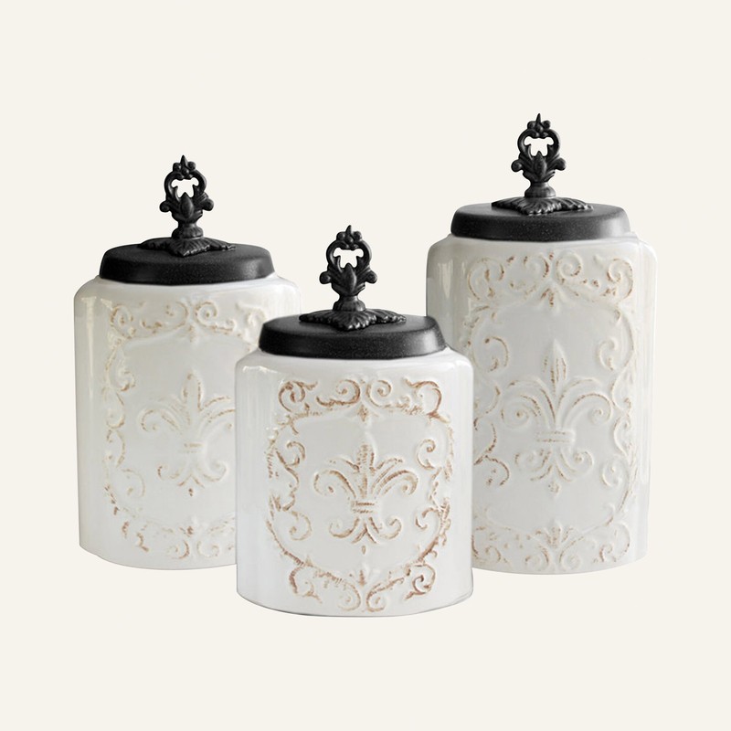 3 Piece Kitchen Canister Set