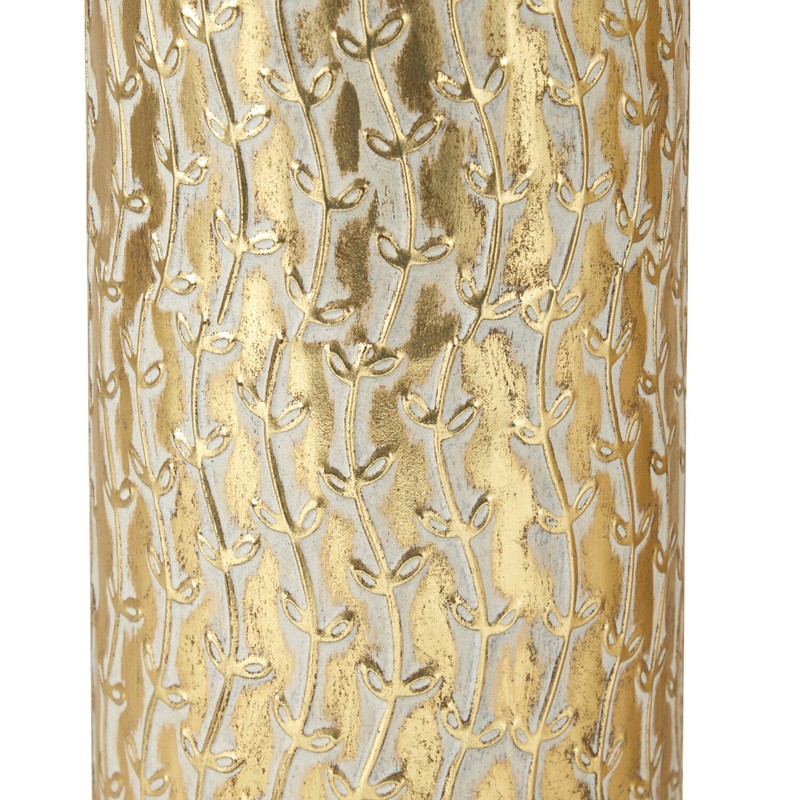 3 Piece Pesina Gold Metal Floor Vase Set