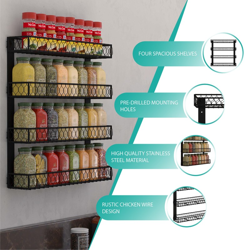 30 Jar Spice Rack