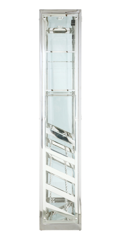 31.5'' Wide Mirrored Back Curio Cabinet with Lighting