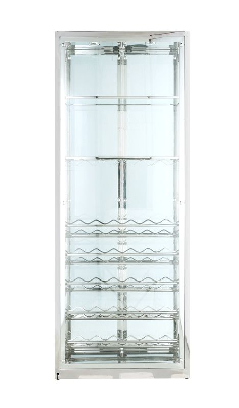 31.5'' Wide Mirrored Back Curio Cabinet with Lighting