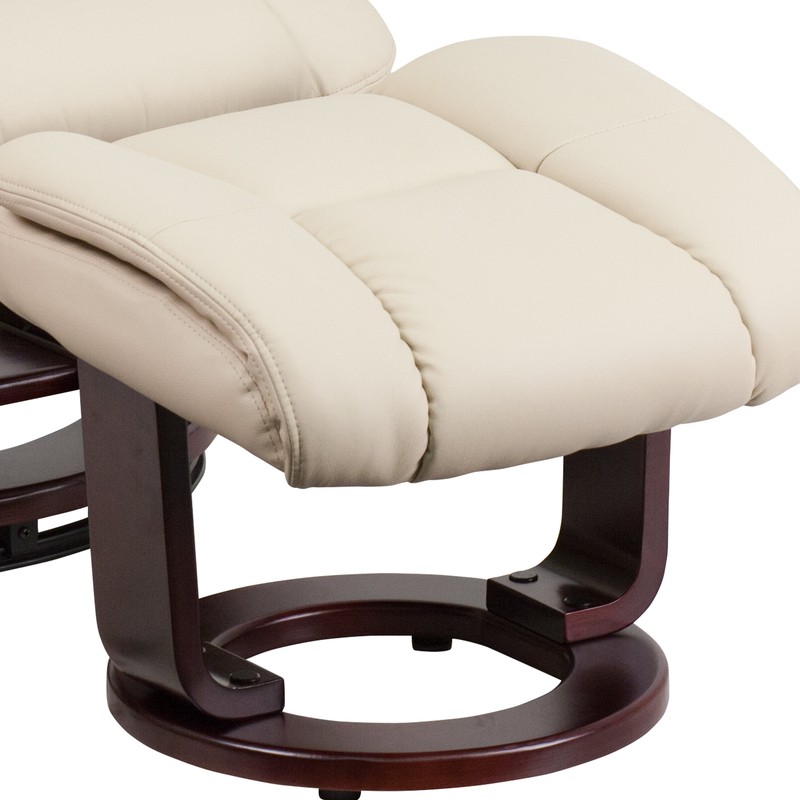 33'' Wide Manual Swivel Standard Recliner with Ottoman