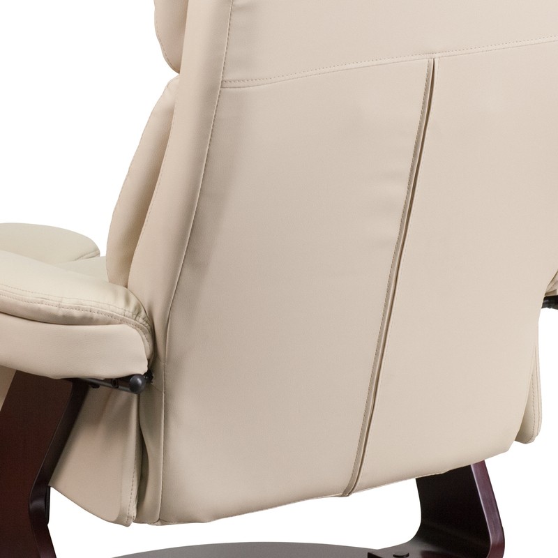 33'' Wide Manual Swivel Standard Recliner with Ottoman