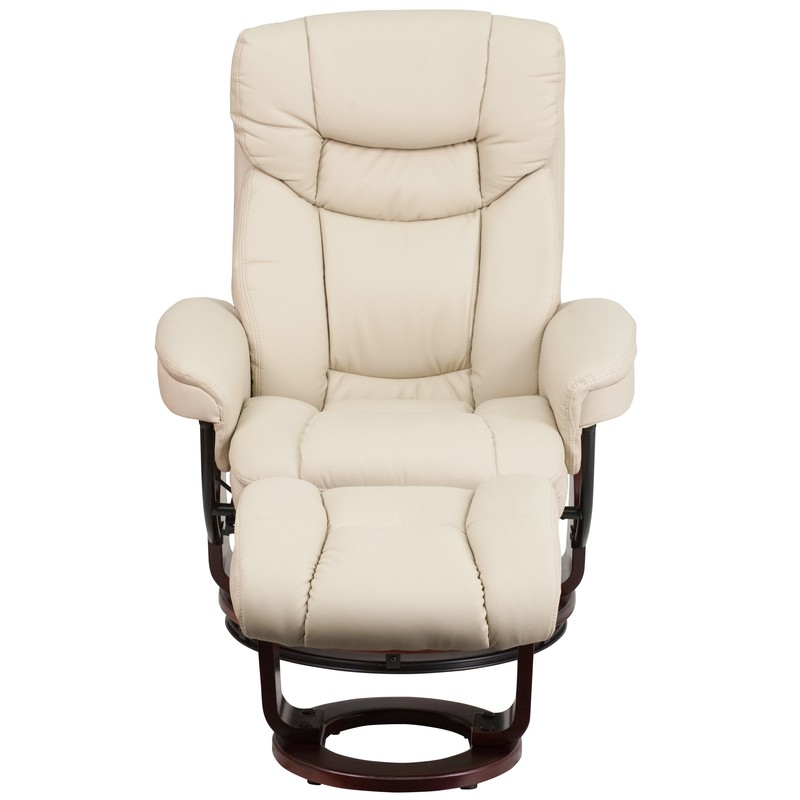 33'' Wide Manual Swivel Standard Recliner with Ottoman