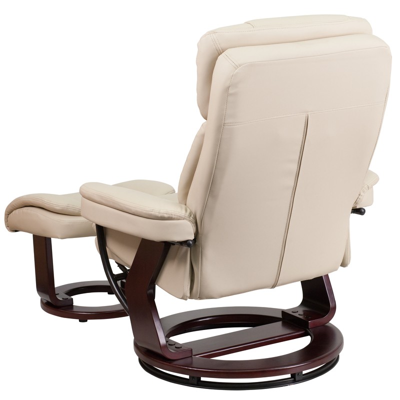 33'' Wide Manual Swivel Standard Recliner with Ottoman