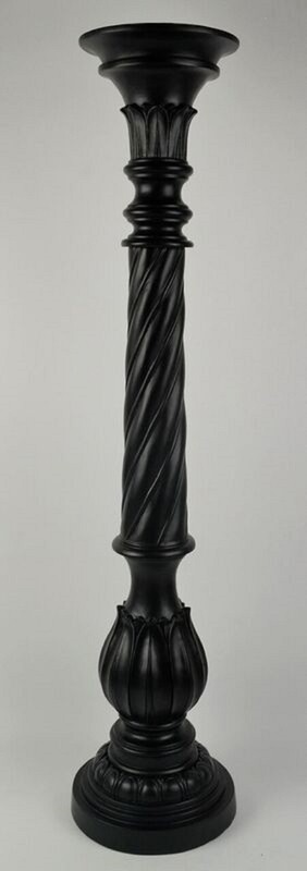 35.75" Wood Candlestick