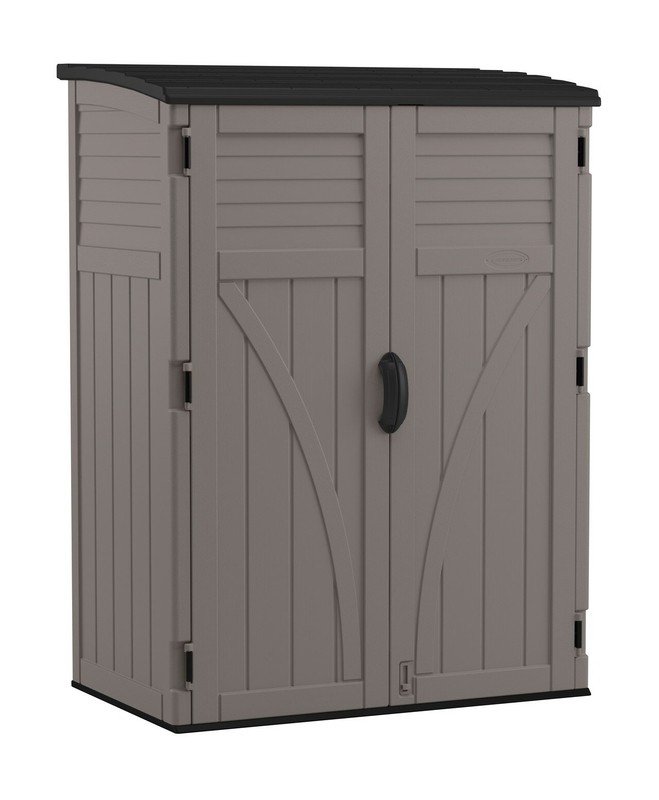 4 ft. W x 3 ft. D Plastic Vertical Tool Shed
