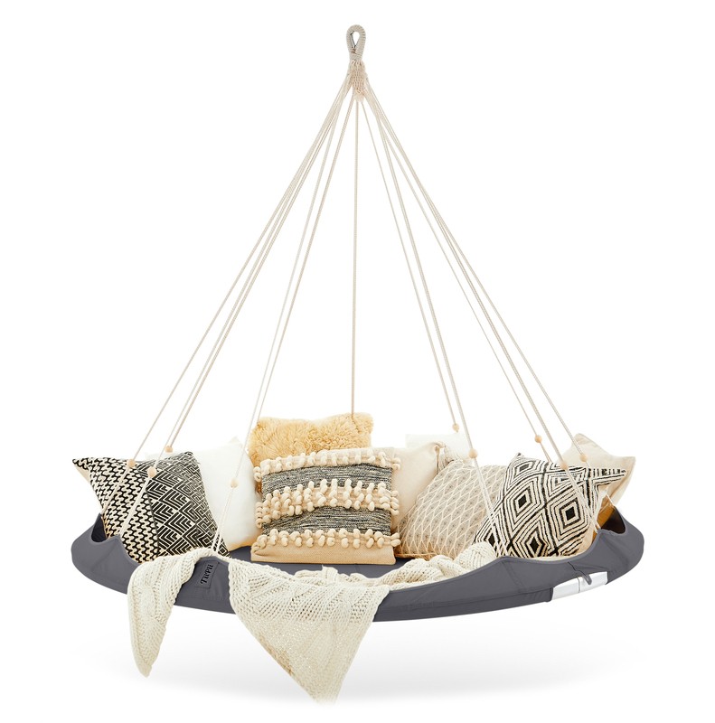 4 Person Canvas Porch Swing