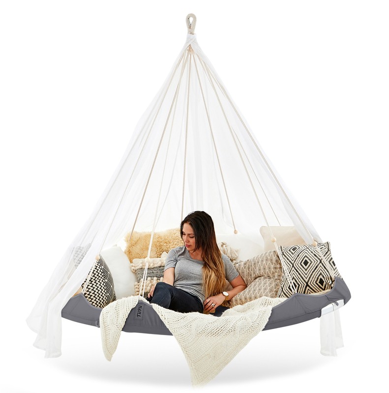 4 Person Canvas Porch Swing