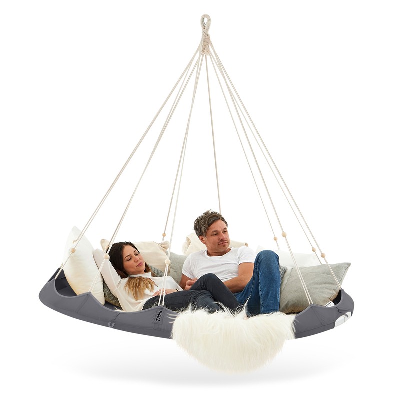 4 Person Canvas Porch Swing