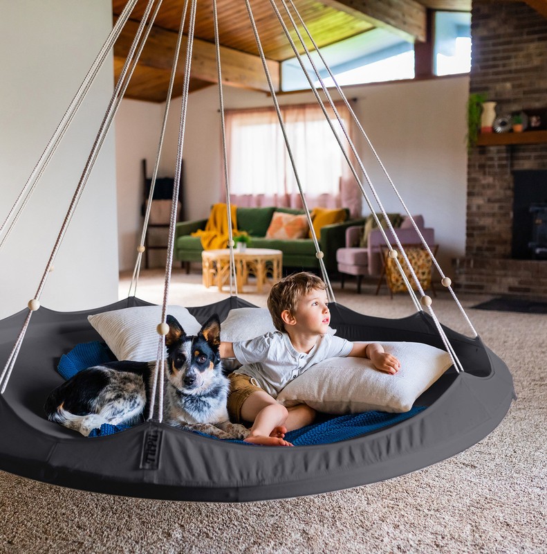 4 Person Canvas Porch Swing