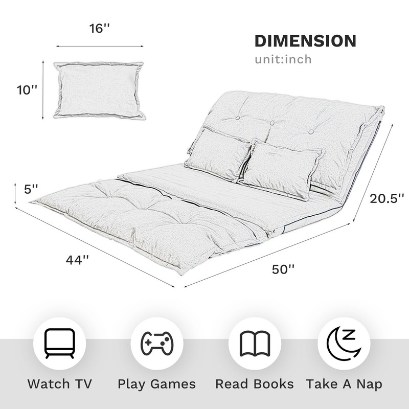 5" Cotton Full Size Futon Mattress