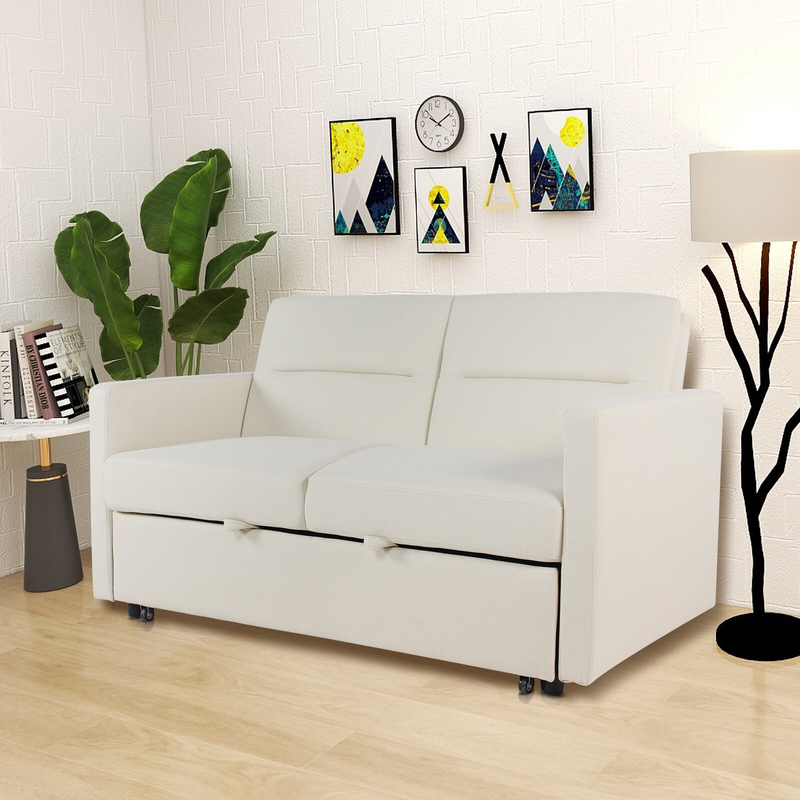 56'' Square Arm Sofa Bed