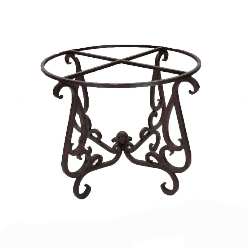 60'' Genuine Marble Iron Pedestal Dining Table