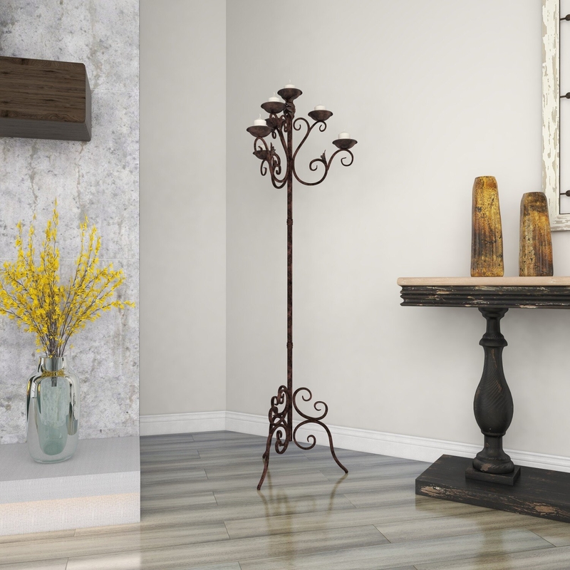 61" Iron Candelabra