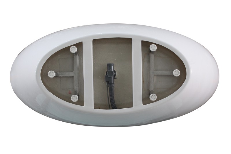 71" x 34" Freestanding Soaking Acrylic Bathtub