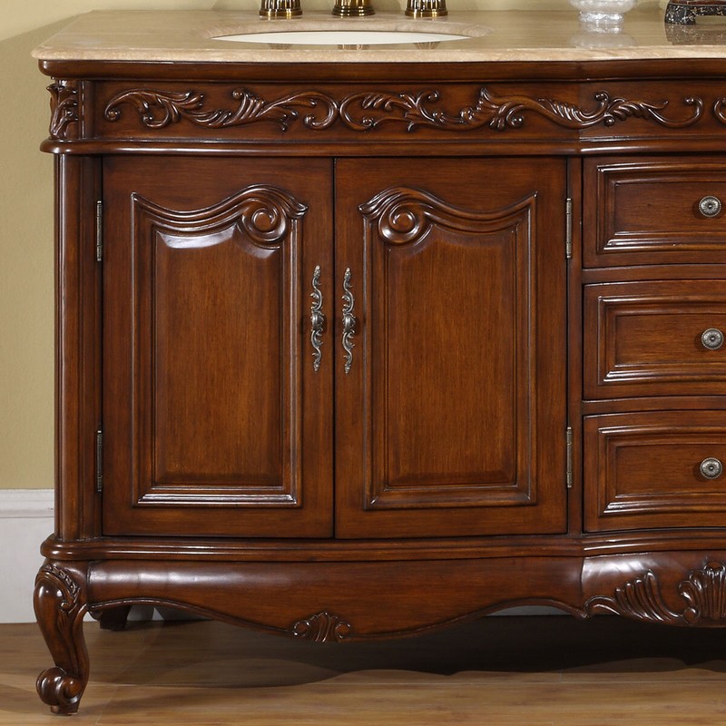 72" Double Bathroom Vanity Set