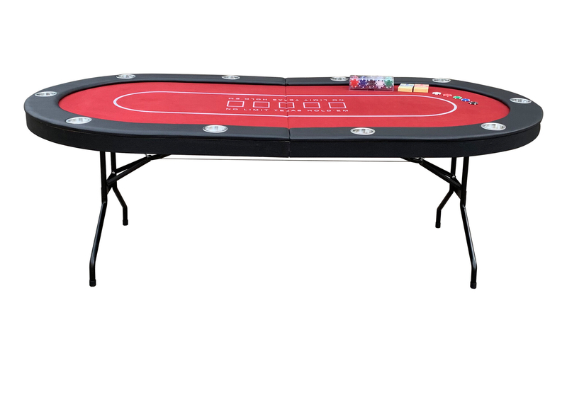 84" Fourth Street Texas Hold'em Poker Table
