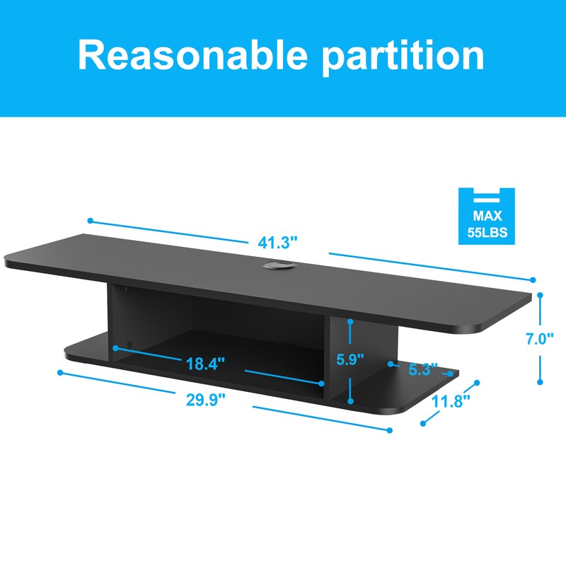 Aaliyah Floating TV Stand for TVs up to 50"