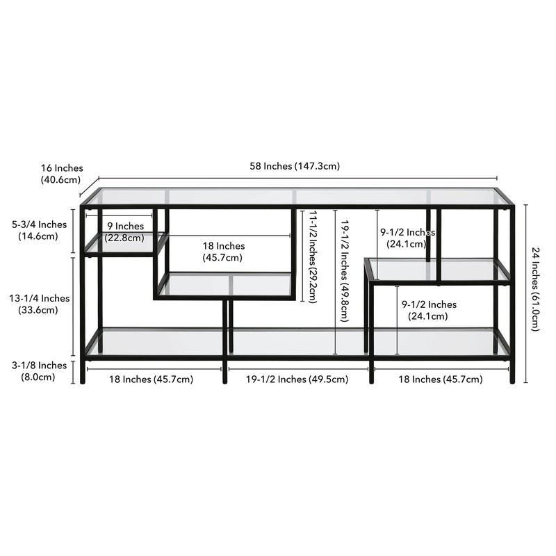 Aarren TV Stand for TVs up to 65"