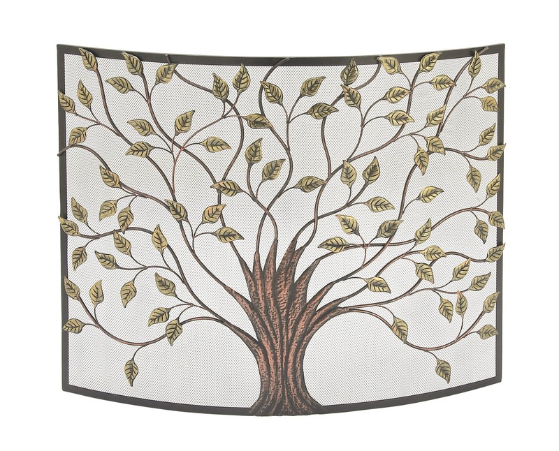 Aashay Single Panel Iron Fireplace Screen