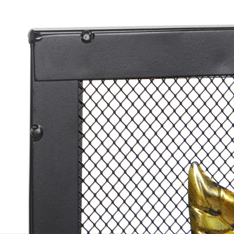 Aashay Single Panel Iron Fireplace Screen