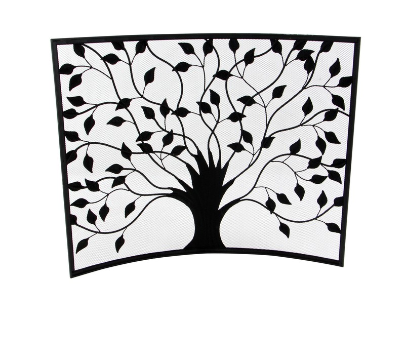 Aashay Single Panel Iron Fireplace Screen
