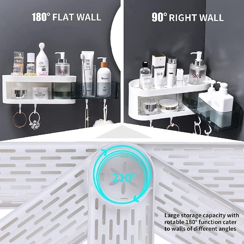 Abubacar Adhesive Mount Shower Caddy