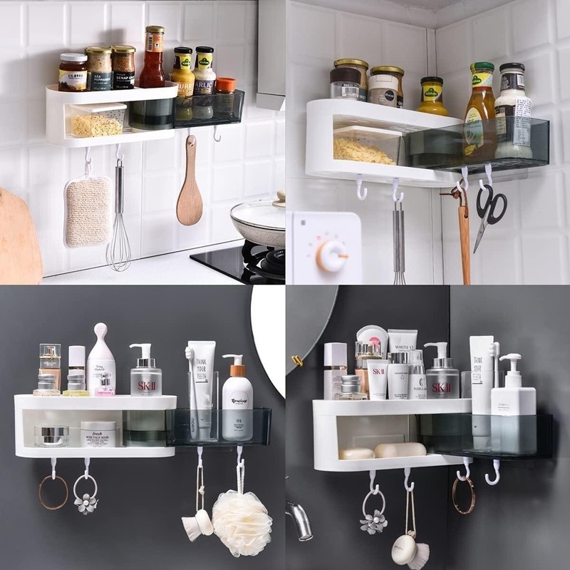 Abubacar Adhesive Mount Shower Caddy