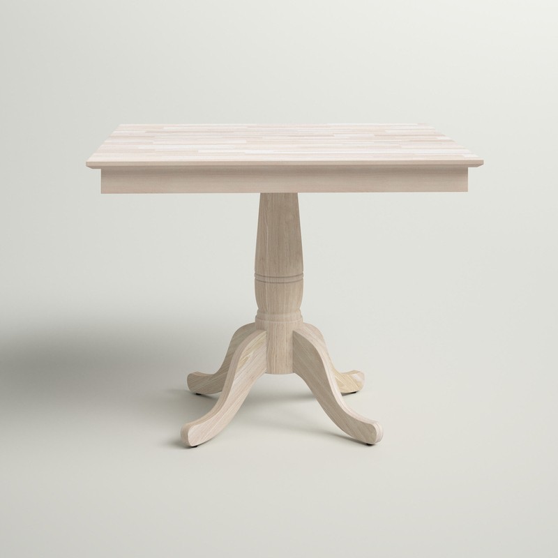 Adeline 36'' Solid Wood Pedestal Dining Table