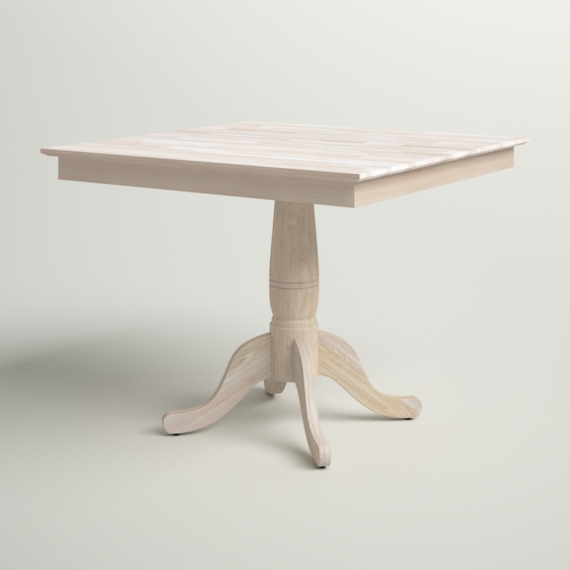 Adeline 36'' Solid Wood Pedestal Dining Table