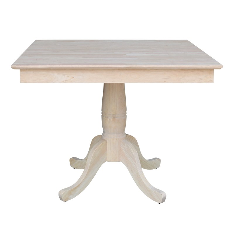 Adeline 36'' Solid Wood Pedestal Dining Table
