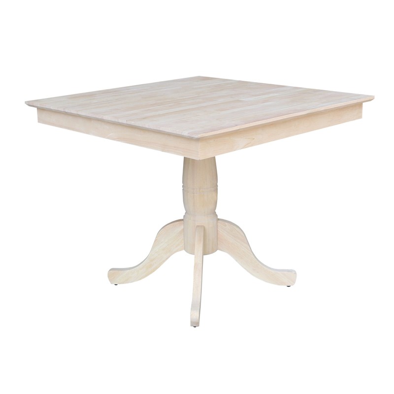 Adeline 36'' Solid Wood Pedestal Dining Table
